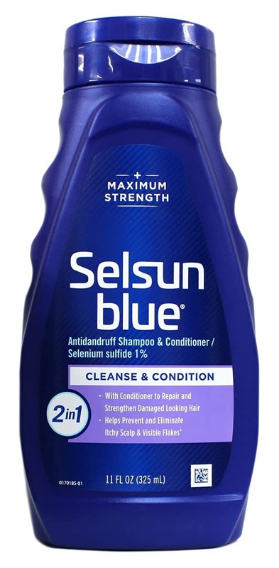 Selsun Blue Shampoo Dandruff Cleanse&Condition 2-In-1 11oz