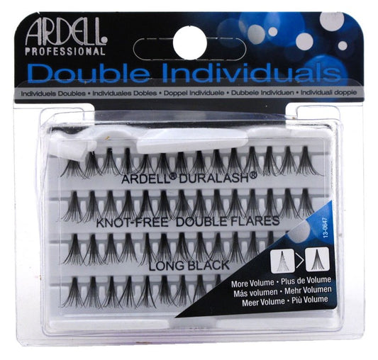 Ardell Double Individuals Knot Free Double Flares Black Long