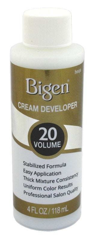 Bigen Cream Developer 20 Volume 4oz