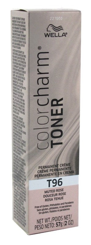 Wella Color Charm Creme Toner #T96 Muted Rose 2oz