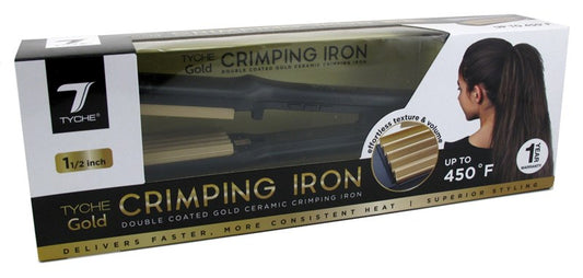Tyche Gold Crimping Iron 1-1/2 Inch