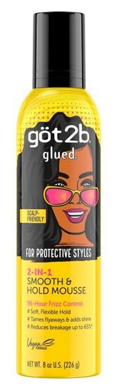Got 2B Glued 2-In-1 Smooth & Hold Mousse 8oz