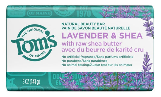 Toms Nat Beauty Bar Lavender And Shea 5oz