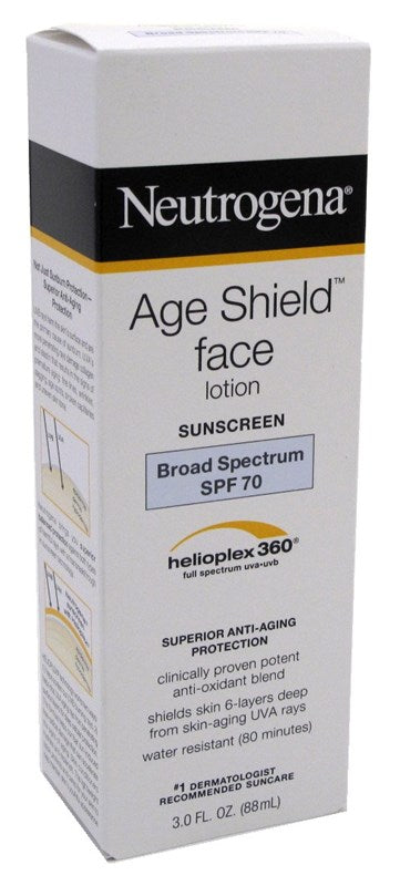 Neutrogena Age Shield Spf#70 Face Lotion 3oz