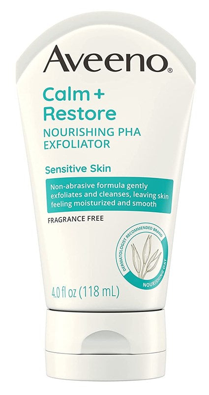 Aveeno Calm + Restore Nourishing Pha Exfoliator 4oz
