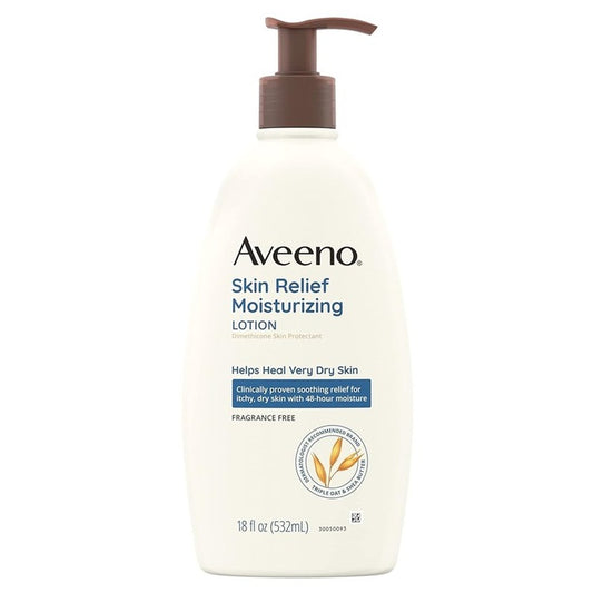 Aveeno Skin Relief Moisturzing Lotion Frag-Free Dry Skin 18oz