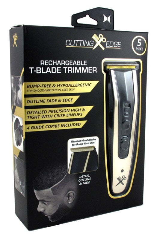 Cutting Edge Trimmer T-Blade 5Pc Rechargeable Nicd Battery