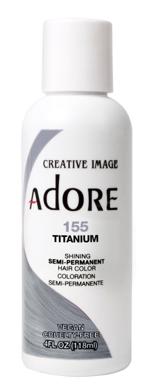 Adore Semi-Permanent Haircolor #155 Titanium 4oz