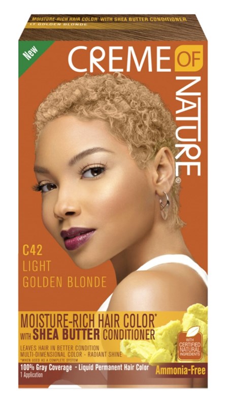 Creme Of Nature Color C42 Light Golden Blonde Kit