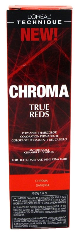 Loreal Chroma True Reds Hair Color - Sangria 1.74oz