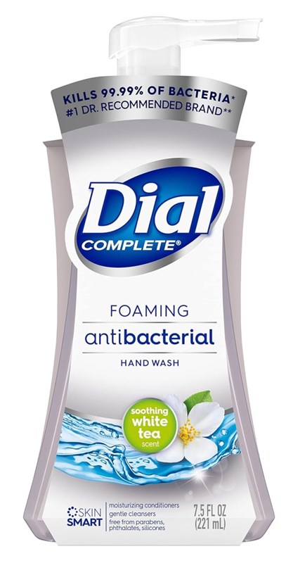 Dial Foaming Hand Wash 7.5oz Anti-Bacterial White Tea