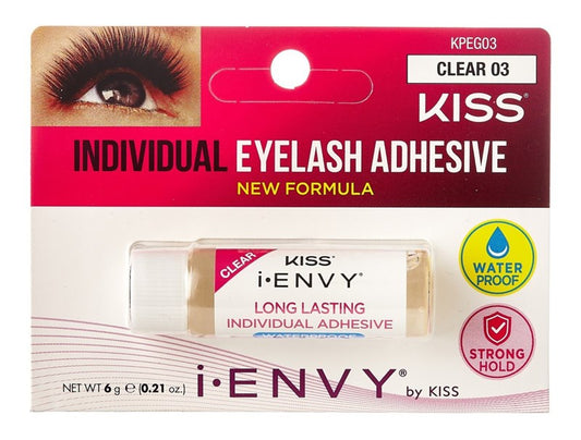 Kiss I Envy Eyelash Adhesive Individual Clear 0.21oz