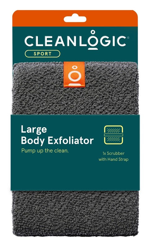 Clean Logic Sport Large Body Exfoliator With Hand Strap