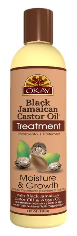 Okay Treatment 8oz Black Jamaican Castor Oil