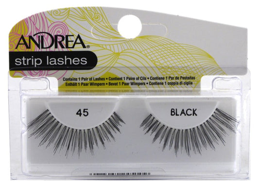 Andrea Lashes Strip Style 45 Black