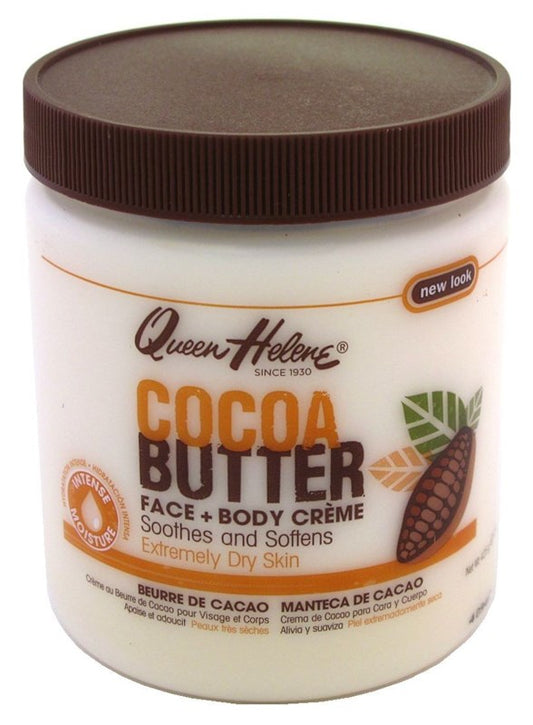 Queen Helene Face & Body Creme Cocoa Butter 15oz Jar