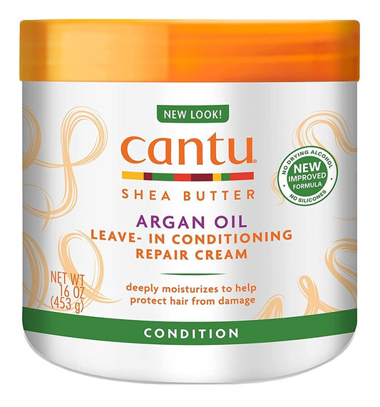 Cantu Argan Oil Leave-In Conditioner Repair Cream 16oz
