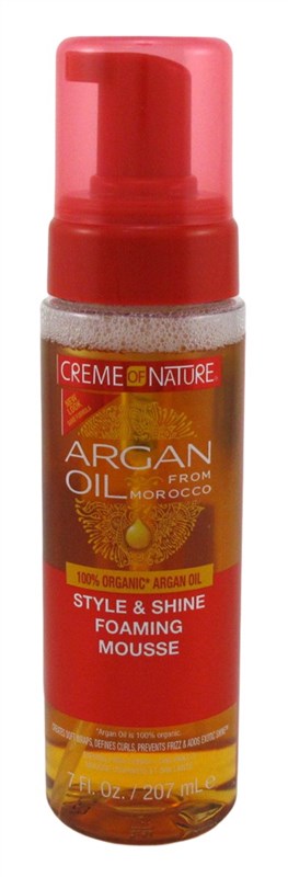 Creme Of Nature Argan Oil Style & Shine Foam Mousse 7oz