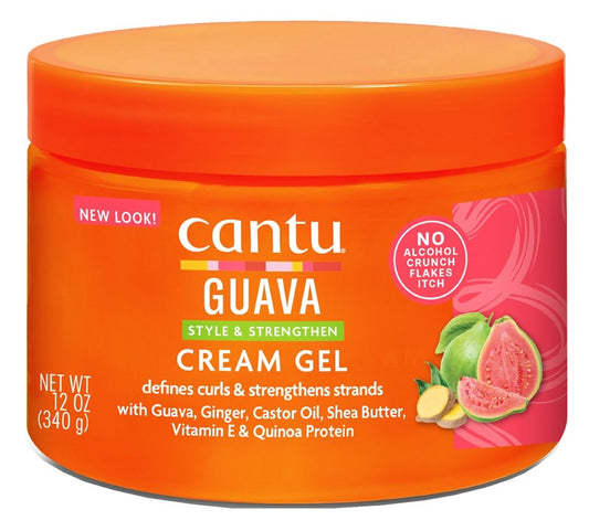 Cantu Guava Cream Gel Style And Strengthen 12oz