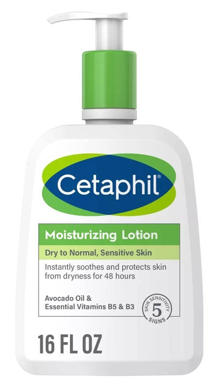 Cetaphil Moisturizing Lotion 16oz Pump Dry To Normal Skin
