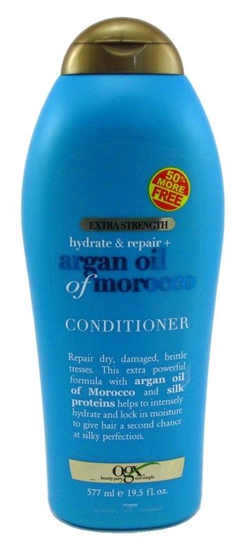 Ogx Conditioner Argan Oil Of Morocco X-Str  19.5oz Bonus
