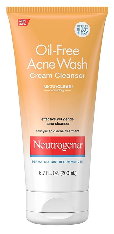 Neutrogena Acne Wash Cream Cleanser Tube 6.7oz