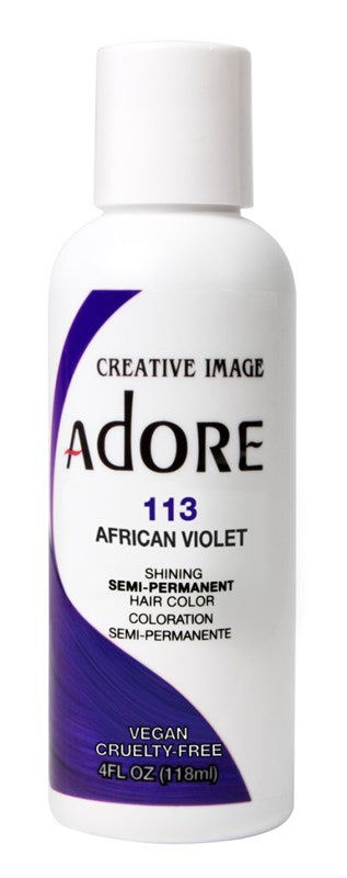 Adore Semi-Permanent Haircolor #113 African Violet 4oz