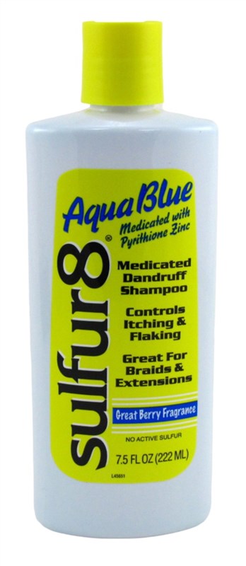 Sulfur8 Medicated Dandruff Shampoo Aqua Blue 7.5oz Berry