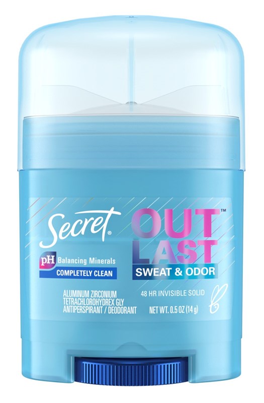 Secret Deodorant Outlast 0.5oz Invisible Solid (12in)