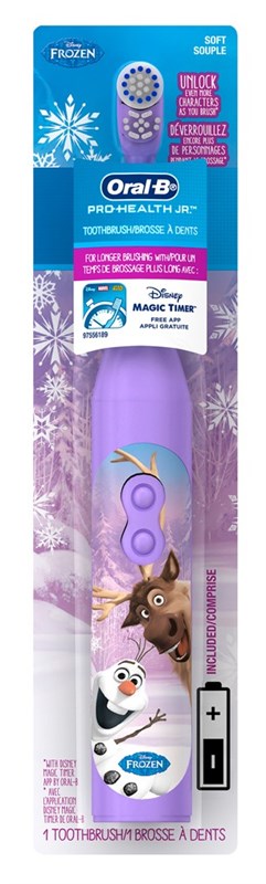 Oral-B Toothbrush Rotating Head Frozen Soft (Battery)