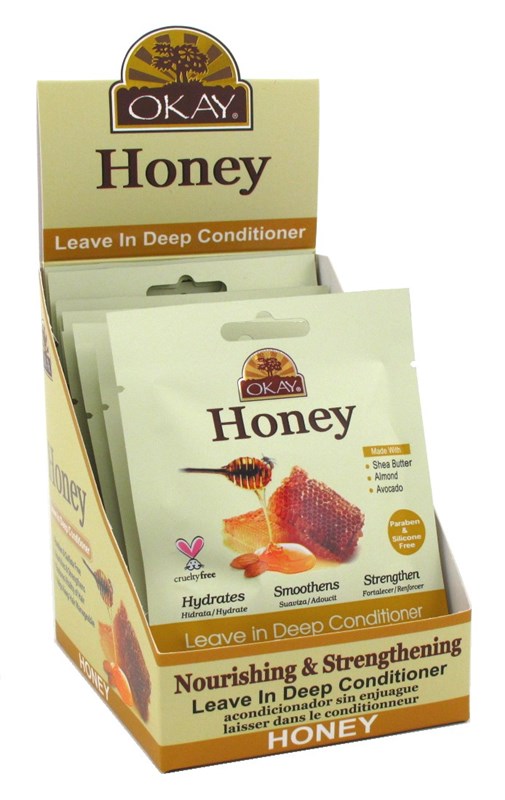 Okay Leave-In Deep Cond Pks Honey (12in)