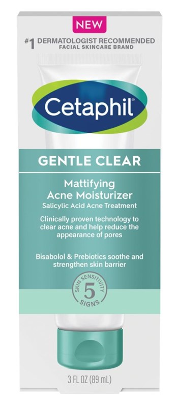 Cetaphil Gentle Clear Acne Moisturizer Mattifying 3oz