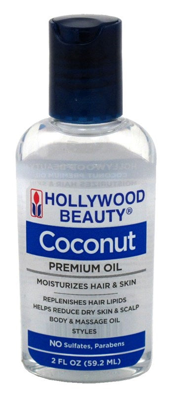 Hollywood Beauty Coconut Premium Oil 2oz (1PC)
