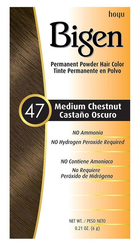 Bigen Powder Hair Color #47 Medium Chestnut 0.21oz