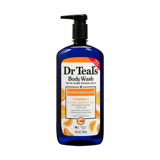 Dr Teals Body Wash Vitamin-C Glow & Radiance 24oz