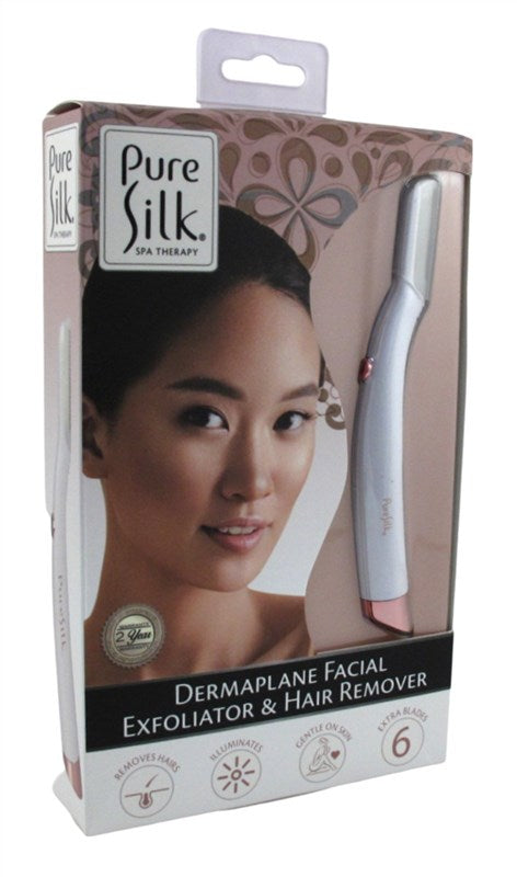 Pure Silk Dermaplane Facial Exfoliator & Hair Remover