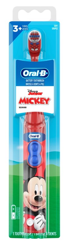 Oral-B Toothbrush Kids Soft Battery Powered Mickey Mouse