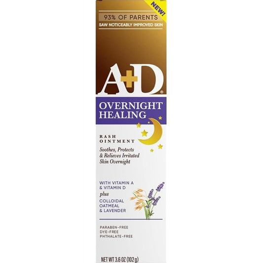 A+D Overnight Healing Rash Ointment 3.6oz