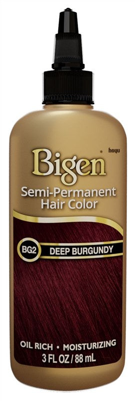 Bigen Semi-Permanent Haircolor #Bg2 Deep Burgundy 3oz