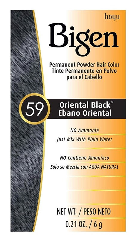 Bigen Powder Hair Color #59 Oriental Black 0.21oz