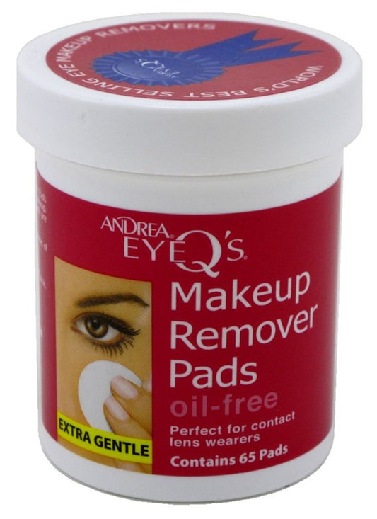 Andrea Eye Q's 65 Count Oil Free White
