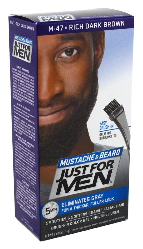 Just For Men Mustache & Beard #M-47 Rich Dark Brown
