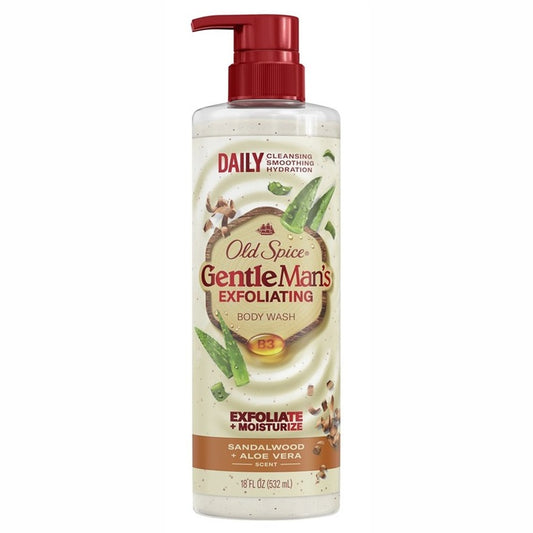 Old Spice Body Wash Gentlemans Sandalwood + Aloe Vera 18oz