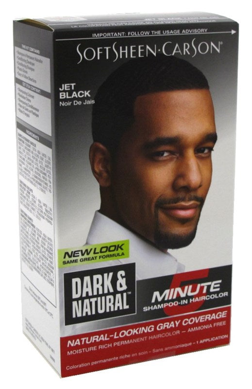 Dark & Natural Color Men Jet Black