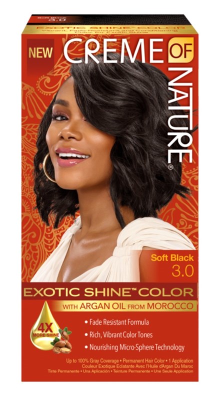 Creme Of Nature Color #3.0 Soft Black Exotic Shine