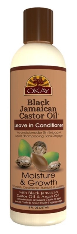 Okay Leave-In Conditioner 8oz Black Jamaican Castor Oil