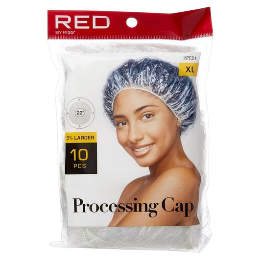 Kiss Red Processing Cap Xl 10 Count (12in)