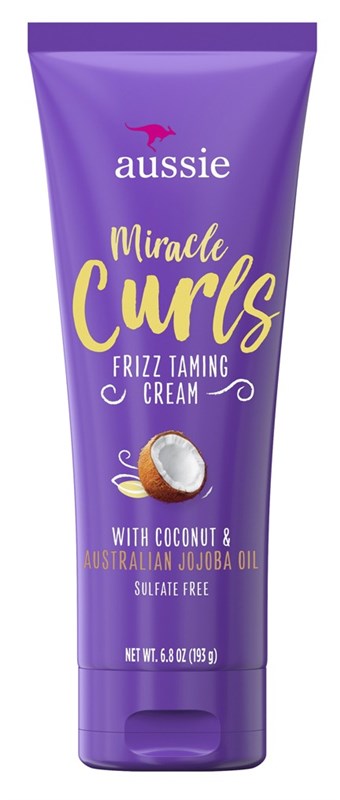 Aussie Miracle Curls Frizz Taming Cream 6.8oz(Coc+Jojoba)
