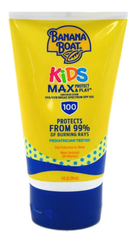 Banana Boat Spf#100 Kids Max Protect & Play Lotion 4oz