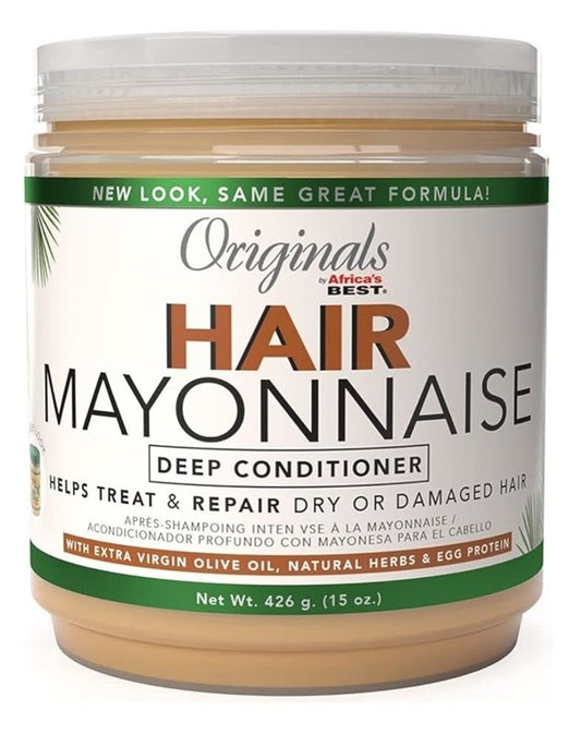 Africas Best Orig Hair Mayo Deep Conditioner 15oz Jar